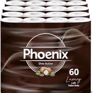 【New Users Sale !!! over 10000 sold !!!!】Phoenix Toilet Rolls – 60 Roll Bulk Buy - Quilted 3 Ply