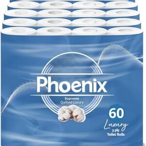 Alternative view of 【New Users Sale !!! over 10000 sold !!!!】Phoenix Toilet Rolls – 60 Roll Bulk Buy - Quilted 3 Ply
